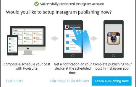 Hootsuite&Instagram למנהלי מדיה חברתית